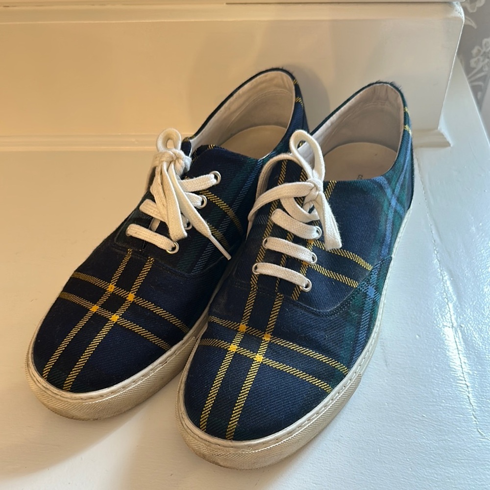 Comme Des Garçons Shirt Tartan Sneakers - 11.5